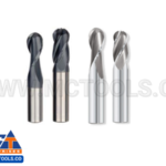 ESCARIADOR FRESA VERTICAL EN TUNGSTENO 2 FILOS PUNTA REDONDA MG 4.0mm R2.0 x 8.0mm x 4.0mm x 50.0mm Ref. 230004