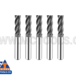 ESCARIADOR FRESA VERTICAL EN TUNGSTENO SOLIDO DE 4 FILOS. 8mm x 20.0mm x 8.0mm (L60mm) REf. 220008