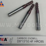 Fresa de Carburo D5*13*50 4F HRC65