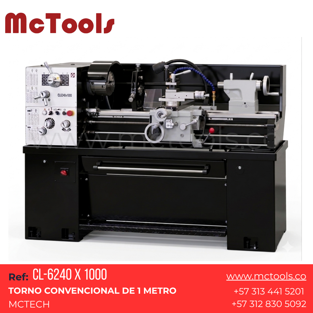 CL-6240 TORNO HORIZONTAL CONVENCIONAL 400 x 1000 - Imagen 1